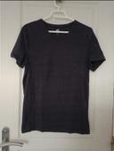 Tee-shirt uni gris homme h&m taille M/38