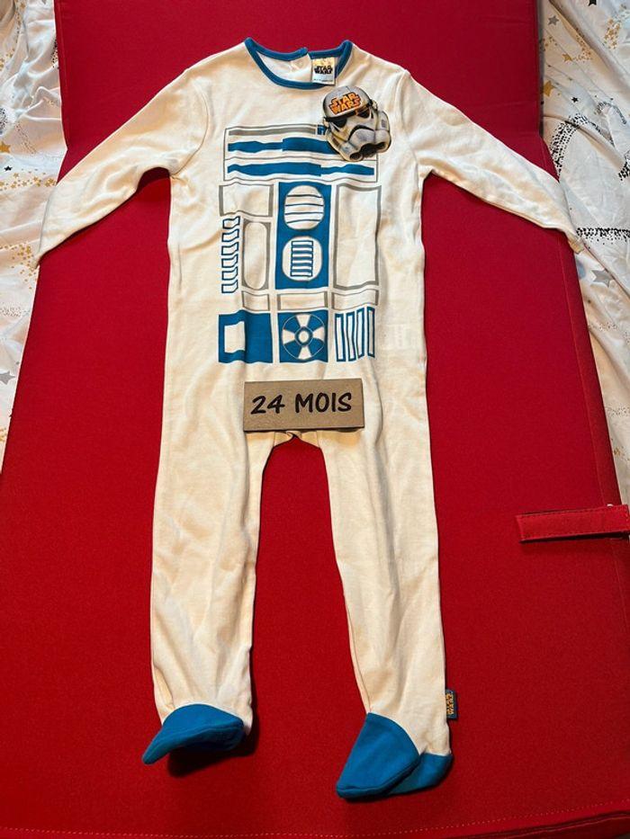 Pyjama une pièce grenouillère bébé garçon Star Wars 24 mois neuf R2D2 - photo numéro 1