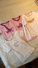 Lot de 4 maillots de corps 8 ans Fille