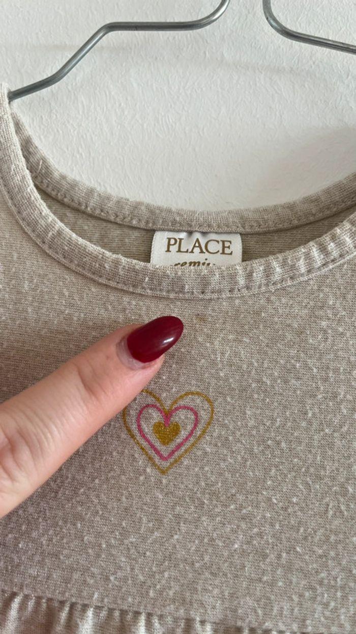 Tee shirt beige Place Premium - photo numéro 5