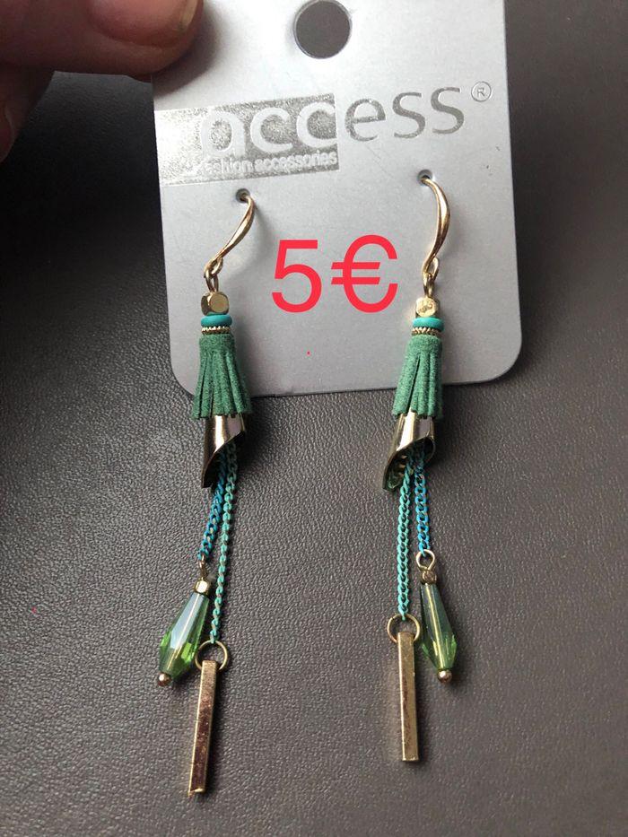 Lot 6 paires de boucles d’oreilles neuves Access et Ikita - photo numéro 7