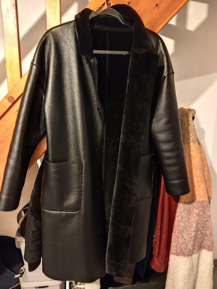 Manteau simili cuir réversible - photo numéro 1