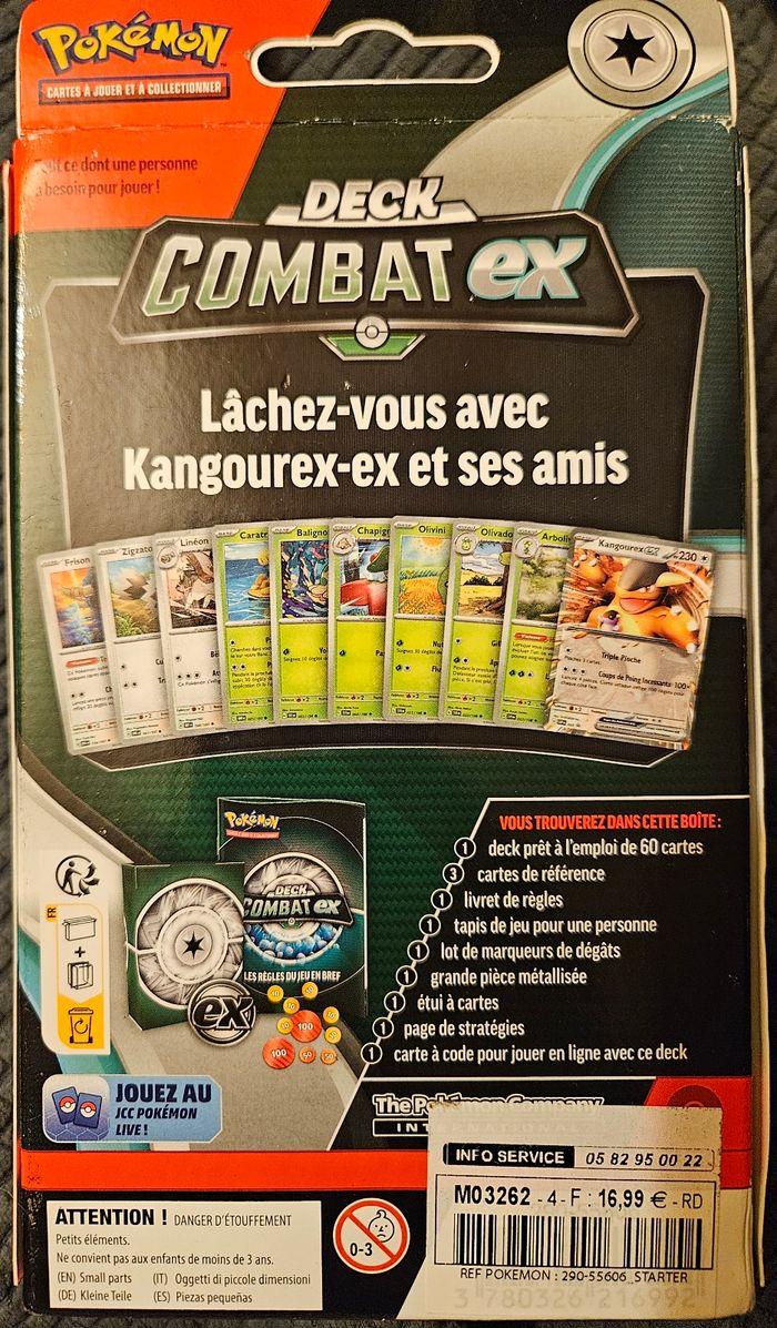 Pokemon Deck combat ex kangourex - photo numéro 1