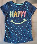 Tee shirt happy manches courtes 5/6 ans