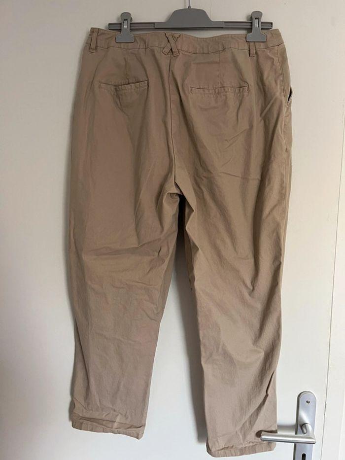 Pantalon chinos beige ASOS taille 44 - photo numéro 3