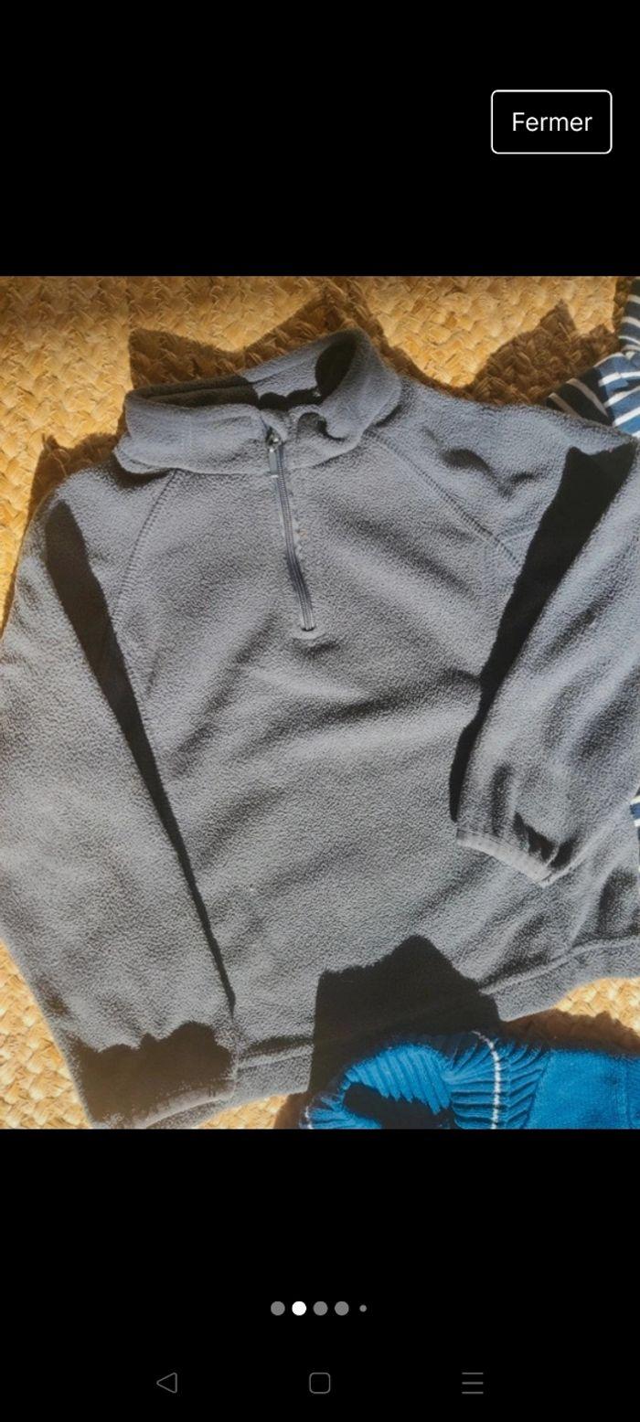 Lot 3 ans pantalon jogging fourré polaire lainage sous pull - photo numéro 2