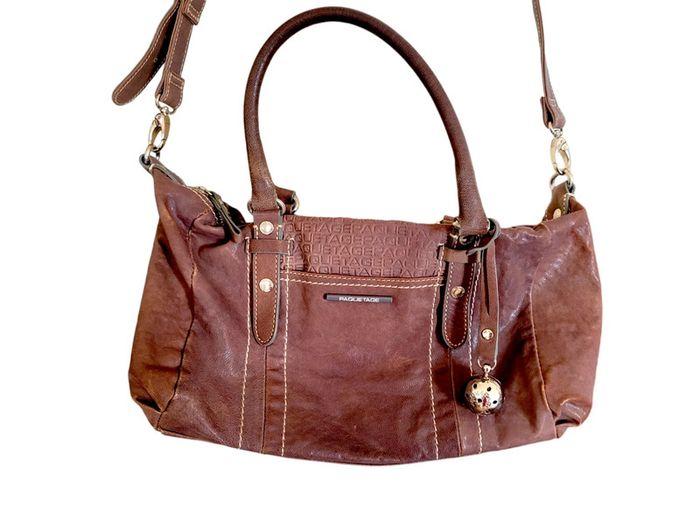 Sac en cuir marron Paquetage - photo numéro 1