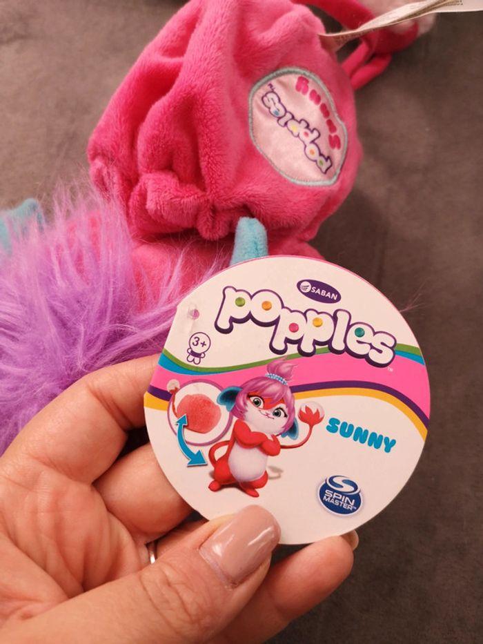 Peluche popples rose vintage - photo numéro 6