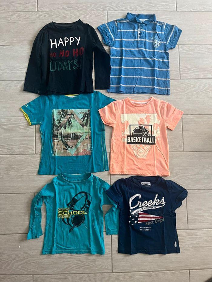 Lot de six T-shirts, garçon, taille six ans