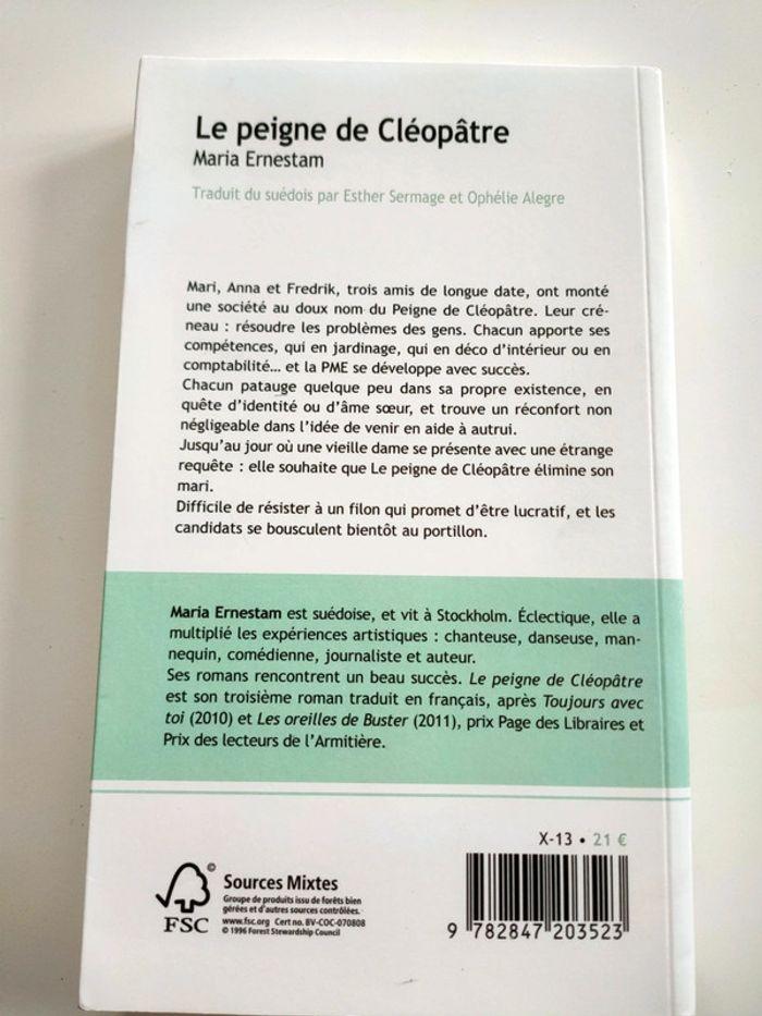 Livre : Le peigne de Cléopâtre - photo numéro 2