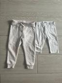 Lot 2 pantalons fille 24 mois