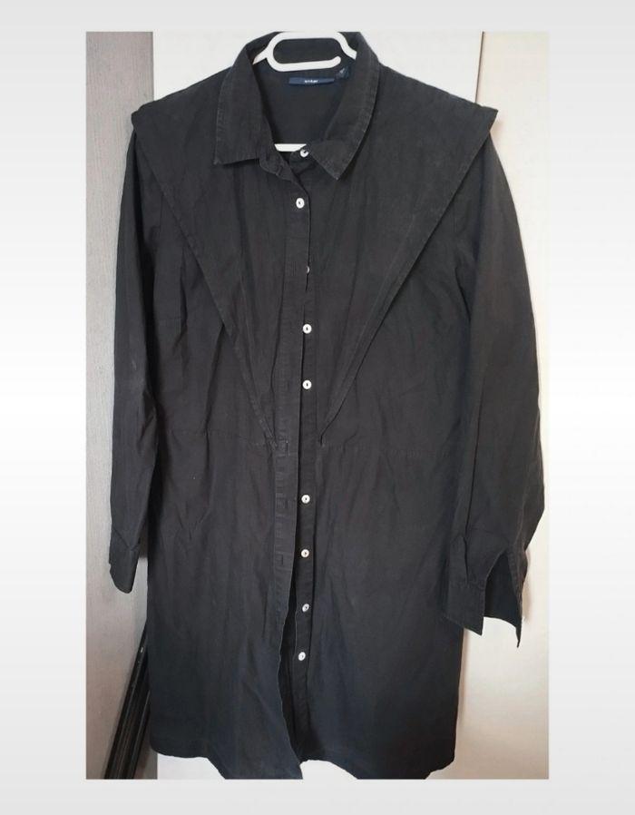 Chemise longue noire Kiabi T.42 - photo numéro 1