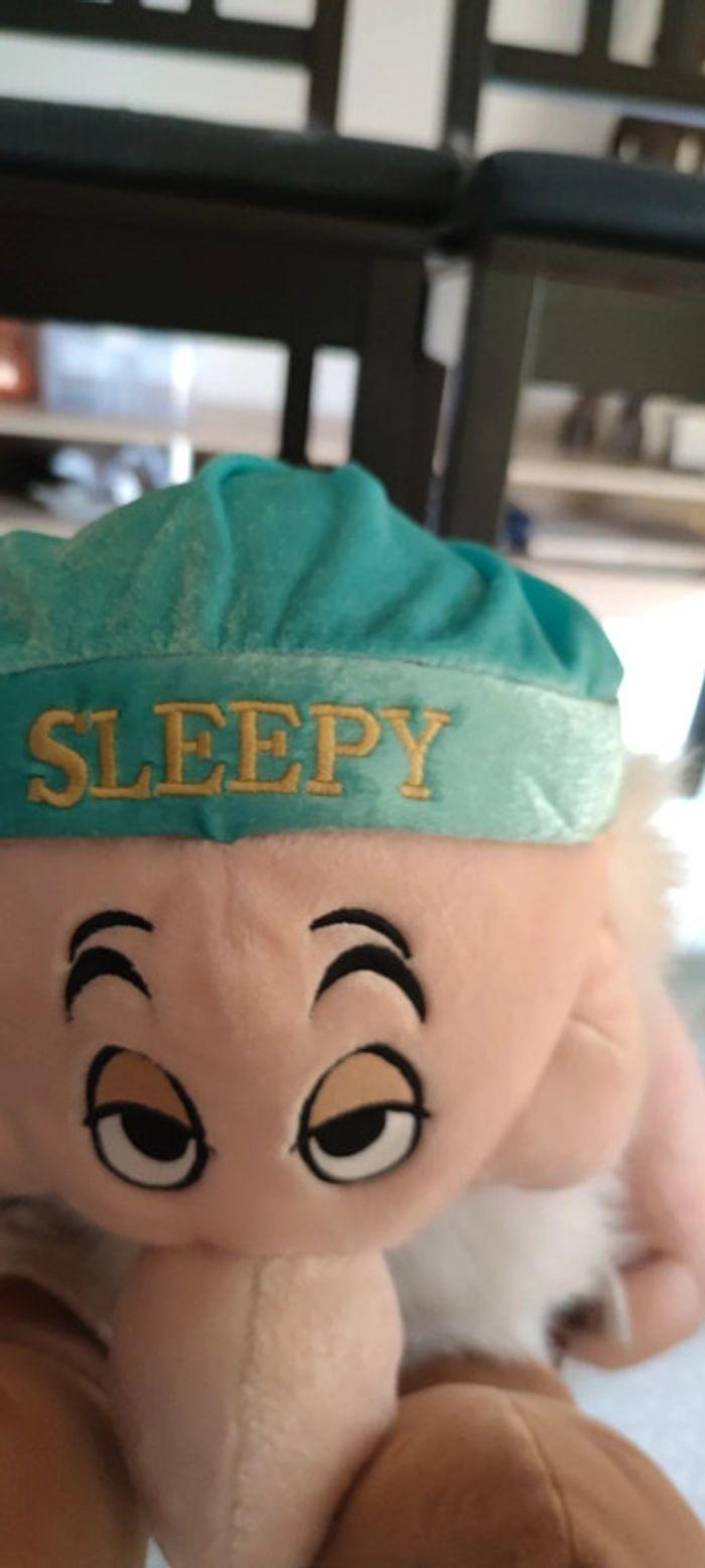 Peluche dormeur Disney blanche neige rare - photo numéro 5