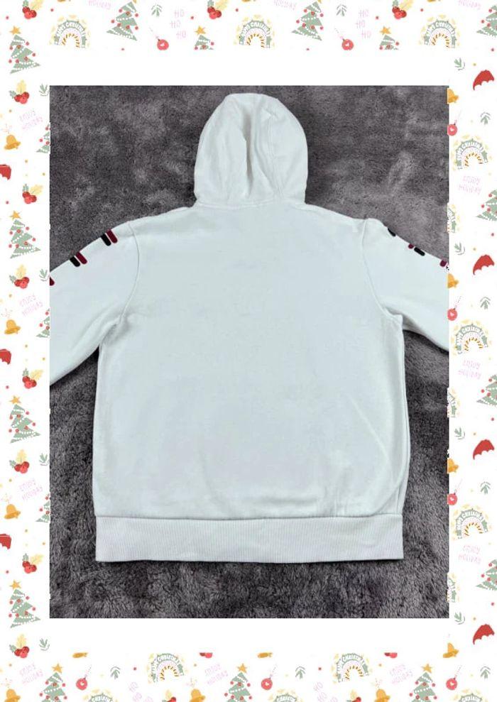 👕 Sweat à capuche Fila avec logo brodé Blanc Taille XS 👕 - photo numéro 2