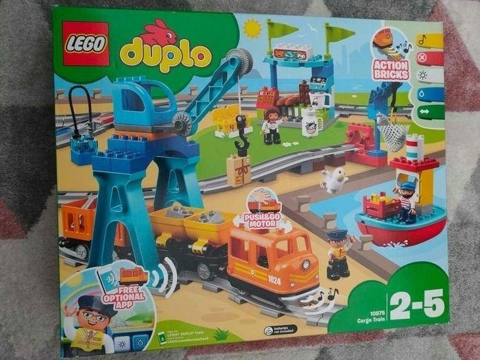 Lego Duplo Ma Ville - Le Train De Marchandises - 10875 - ok - photo numéro 1