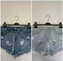 Lot de 2 shorts en jeans 38 femme