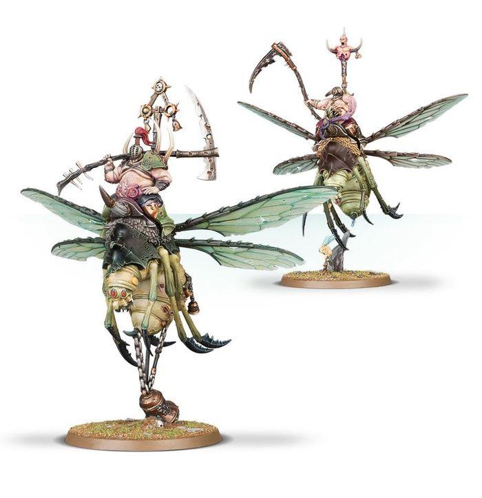 2x Pusgoyle Blightlords / Lord of Afflictions - Maggotkin of Nurgle - photo numéro 1