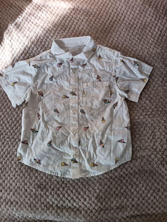 Chemise blanche 2-3 ans - photo numéro 1