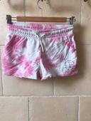 Short rose et blanc 10 ans