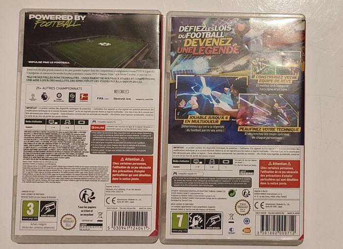 Lot de 2 jeux de Switch : FIFA 22 et Capitaine Tsubasa - photo numéro 2