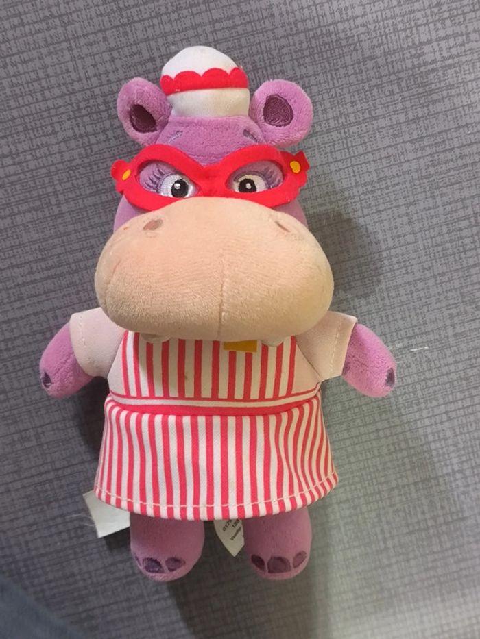 Disney peluche docteur hallie l'hippopotame - photo numéro 1