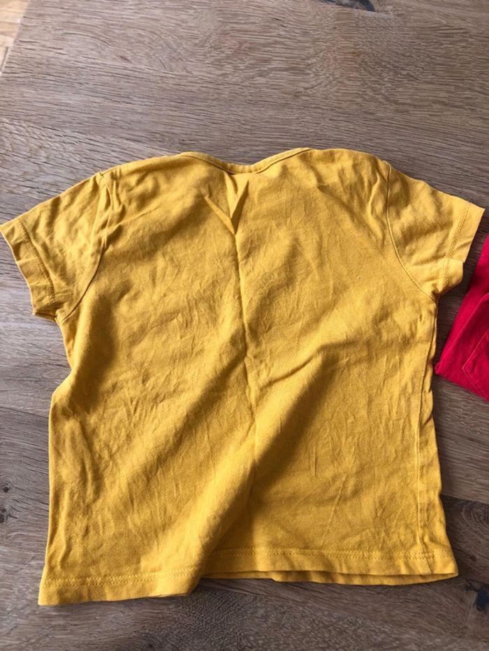 Lot 2 t shirt Besties rouge et jaune - photo numéro 5