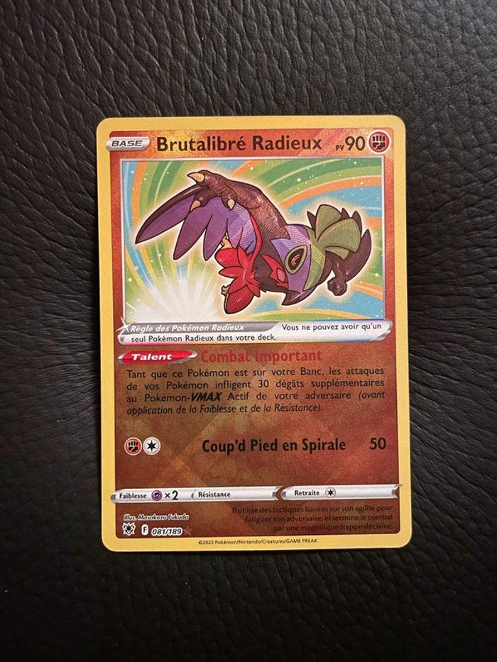 Carte Pokémon Brutalibré Radieux Astres Radieux 081/189 - photo numéro 1