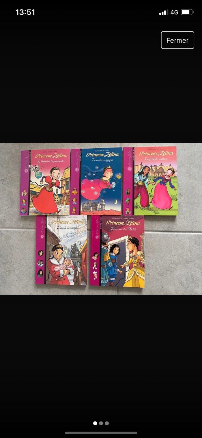 Lot de 5 Livres Princesse Zélina - photo numéro 1