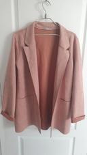 Veste rose pâle Zara T. L