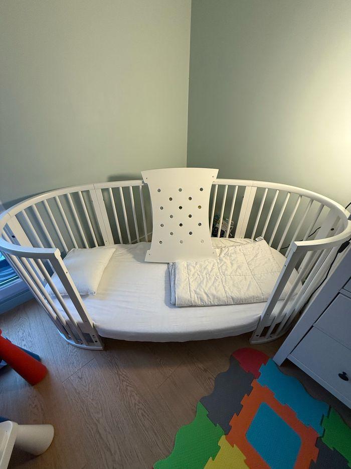 Lit sleepi stokke + extension junior + matelas junior - photo numéro 7