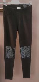 Pantalon jegging skinny noir