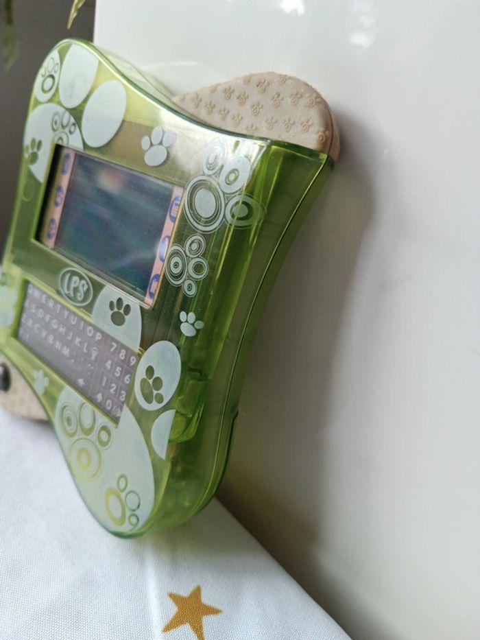 Lps little petshop électronique console chien vert green Tamagotchi tablette figurine ours bear - photo numéro 9