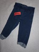 Pantalon tissu jean 9 mois