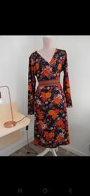 Magnifique robe fleurie Paprika taille L