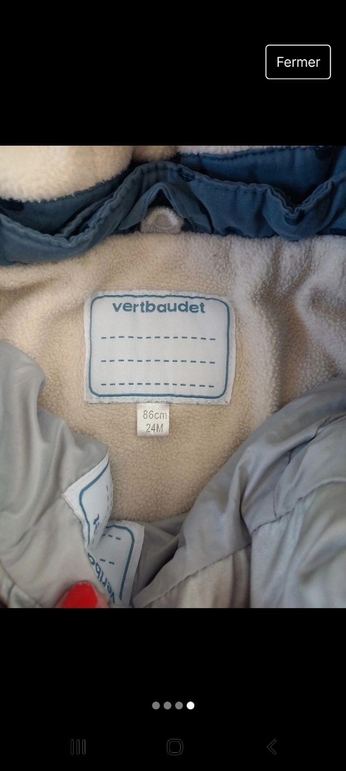 Manteau vertbaudet 2 ans - photo numéro 4