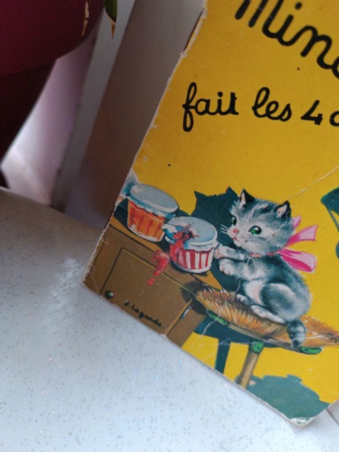 Livre 1967 Book petit small vintage rare hemma minou fait les 400 coups j lagarde chat cat - photo numéro 3