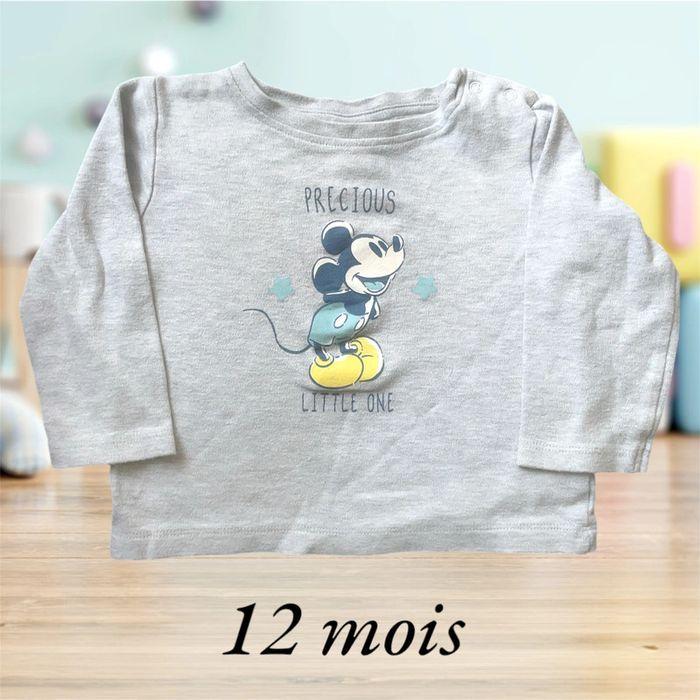 Pyjama 2 pièces garçon Mickey 12 mois - photo numéro 2