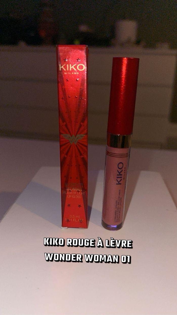 Rouge à lèvre wonder woman de la marque kiko  🌸 Référence numéro 1 rose - photo numéro 1