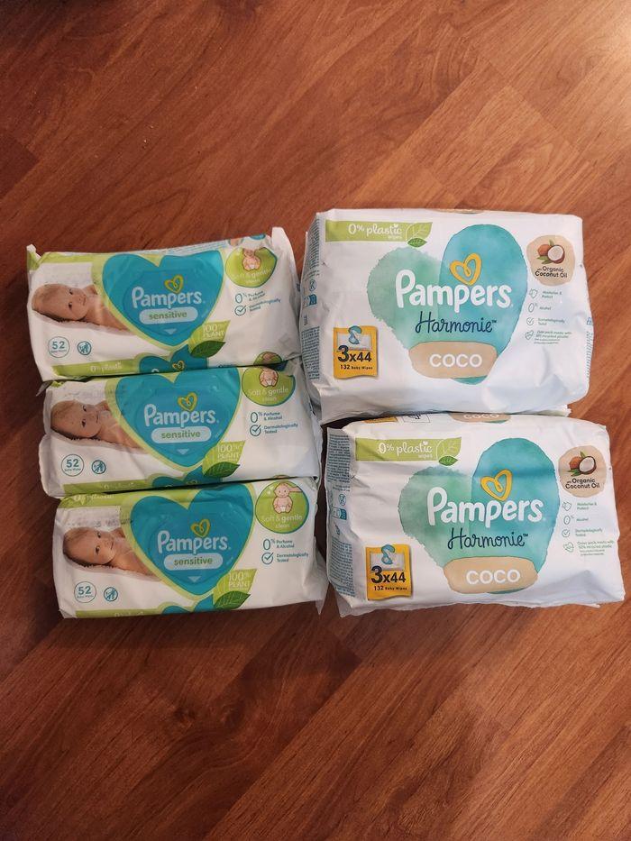 9 paquets Lingettes pampers