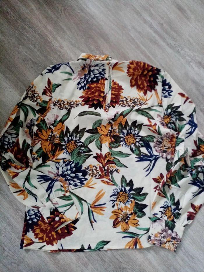 Blouse imprimé fleuri Vila taille xs - photo numéro 4