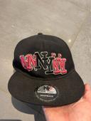 Casquette réglable noir et rose New York hip hop fashion New York