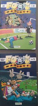 Lot de deux livres bd foot Maniac très bon état tome 1 et 2