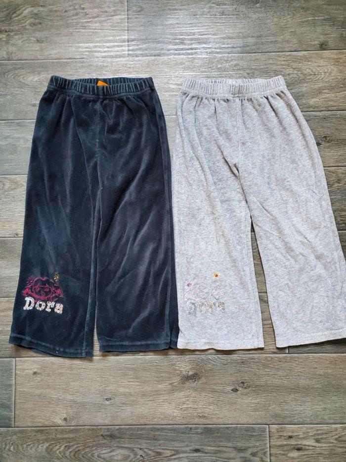 Lot de 2 pantalons de pyjamas velours taille 3 ans - photo numéro 1