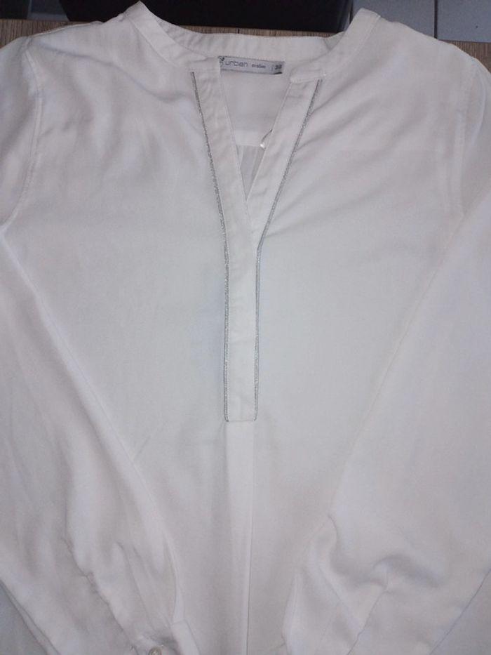 Robe chemise blanche gemo t 38 - photo numéro 2