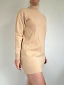 Robe pull beige élégante – Chic et confortable, taille 36/38, très bon état 💖