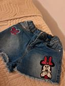 Short jeans minnie 6/7ans