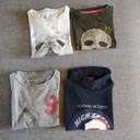 Lot 4 tees shirts manches longues 4 ans