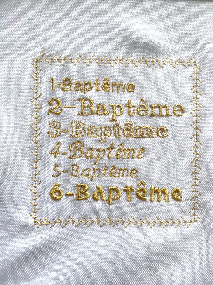 Écharpe de baptême - photo numéro 4