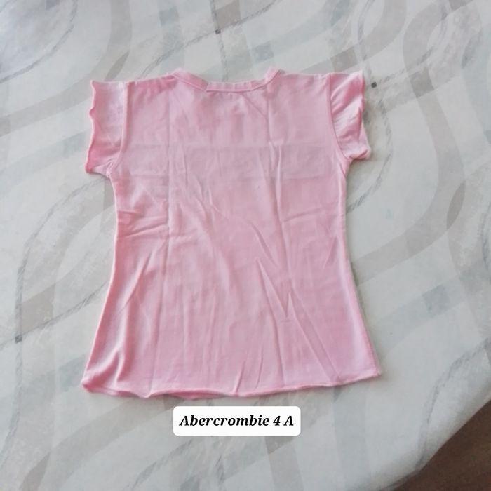 Salopette fushia et tee-shirt  rose 4 ans - photo numéro 6