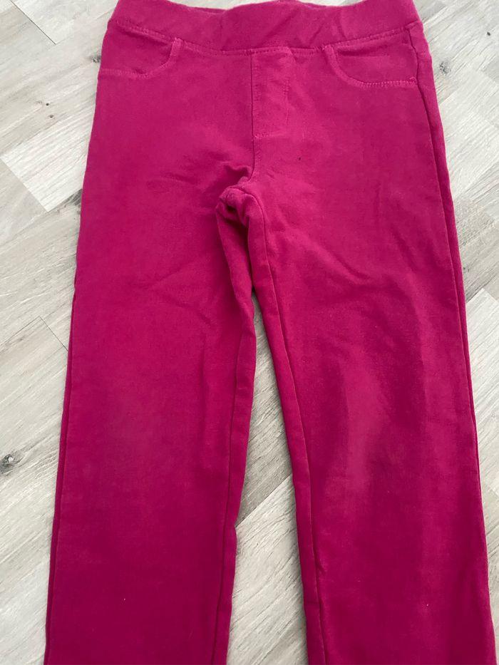 Pantalon Legging long rose tissaia 8 ans - photo numéro 9